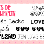 Top Ten Fonts de San Valentín