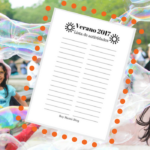 Imprimible: Lista de actividades – Verano 2017