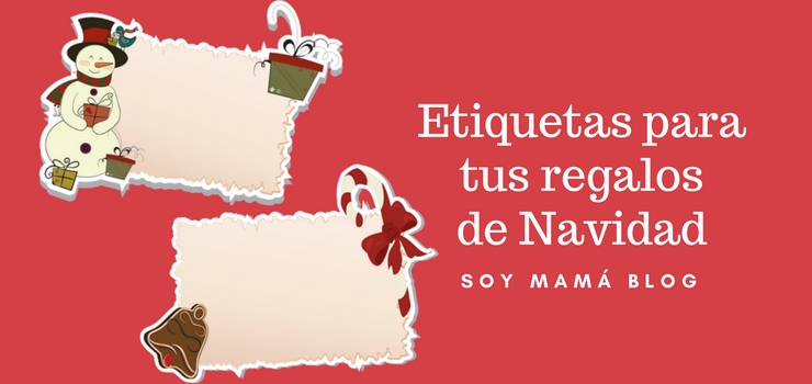 Etiquetas para tus regalos de Navidad