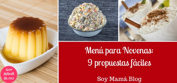 Menú para Novenas: 9 propuestas fáciles