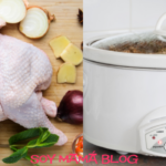 Pollo y verduras a la mantequilla y ajo en Crockpot