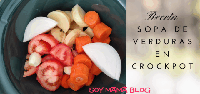 Receta: Sopa de verduras en Crockpot