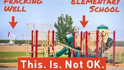 The playground at Sequoia Elementary School in Shafter, CA