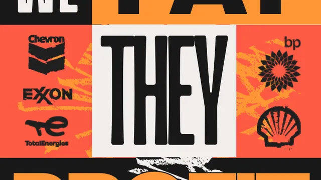 We pay, they profit, with logos