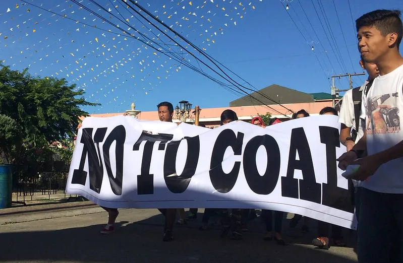 Church leaders led various sectors in an ecumenical prayer walk for nature, to protest the proposed 1,200-MW coal-fired power facility in Atimonan.