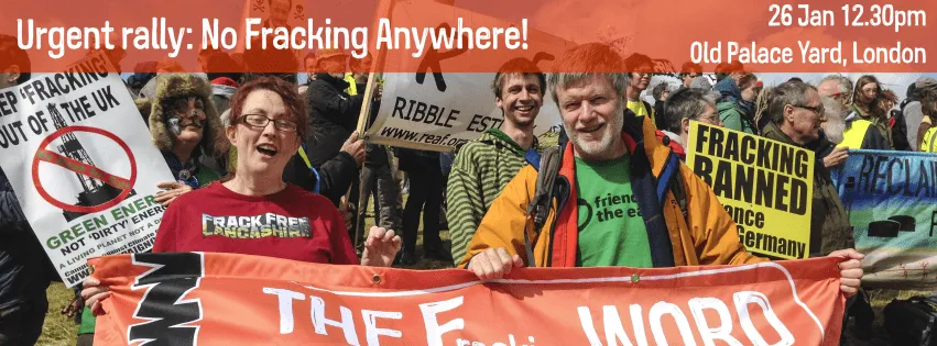 Urgent Rally: No Fracking Anywhere!