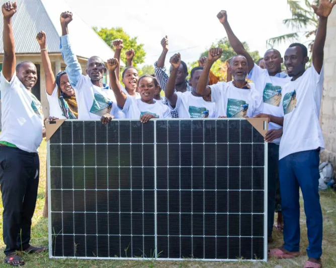 Communities in Tanzania driving the transition to renewable energy.