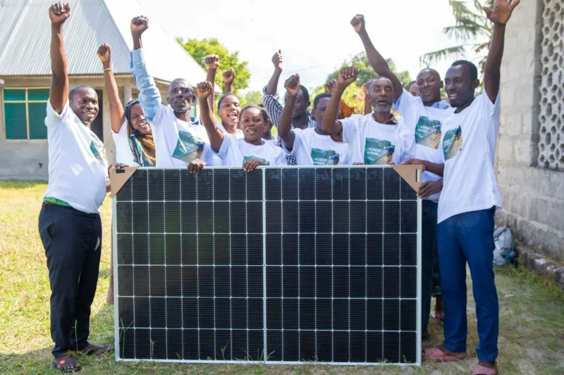 Communities in Tanzania driving the transition to renewable energy.
