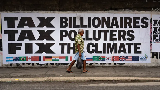 Tax Billionaires street art