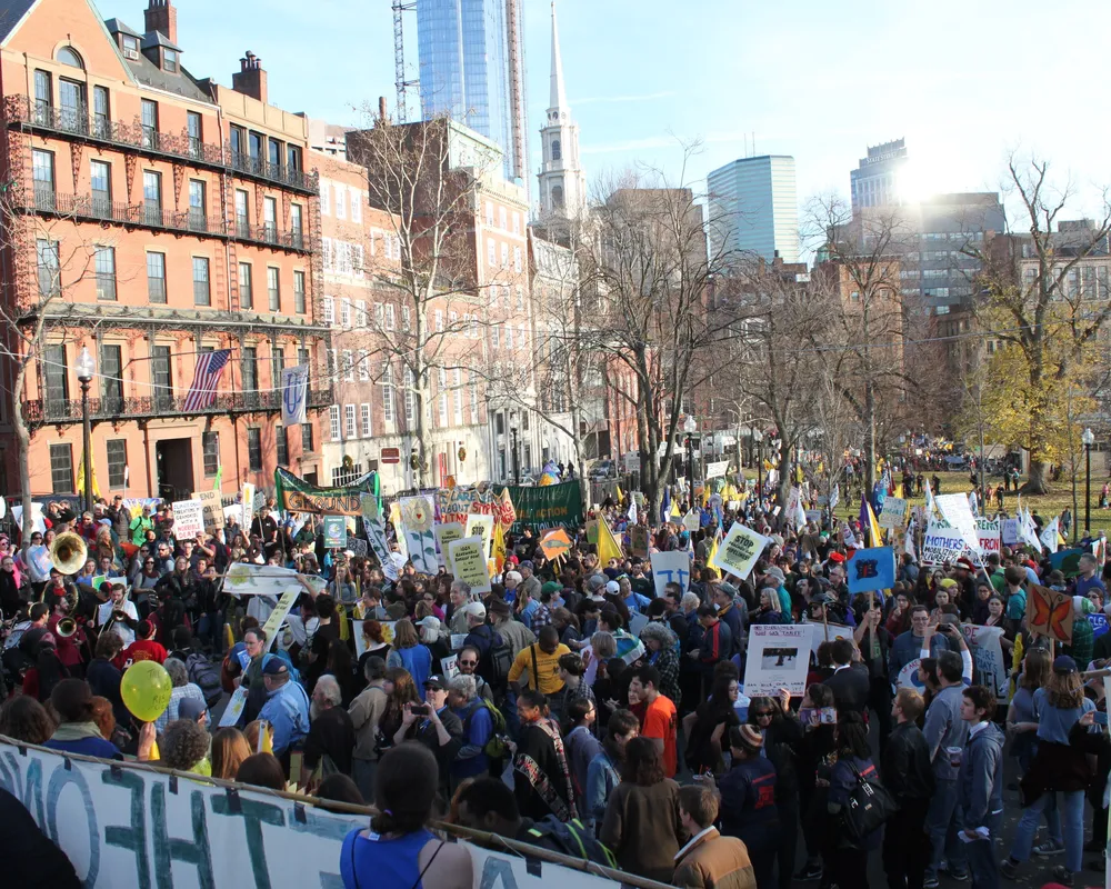 Climate Rally in Boston