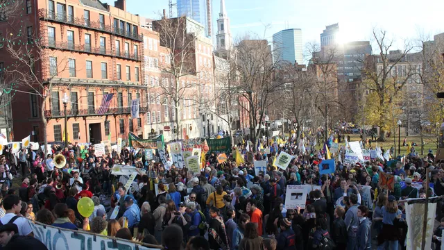 Climate Rally in Boston