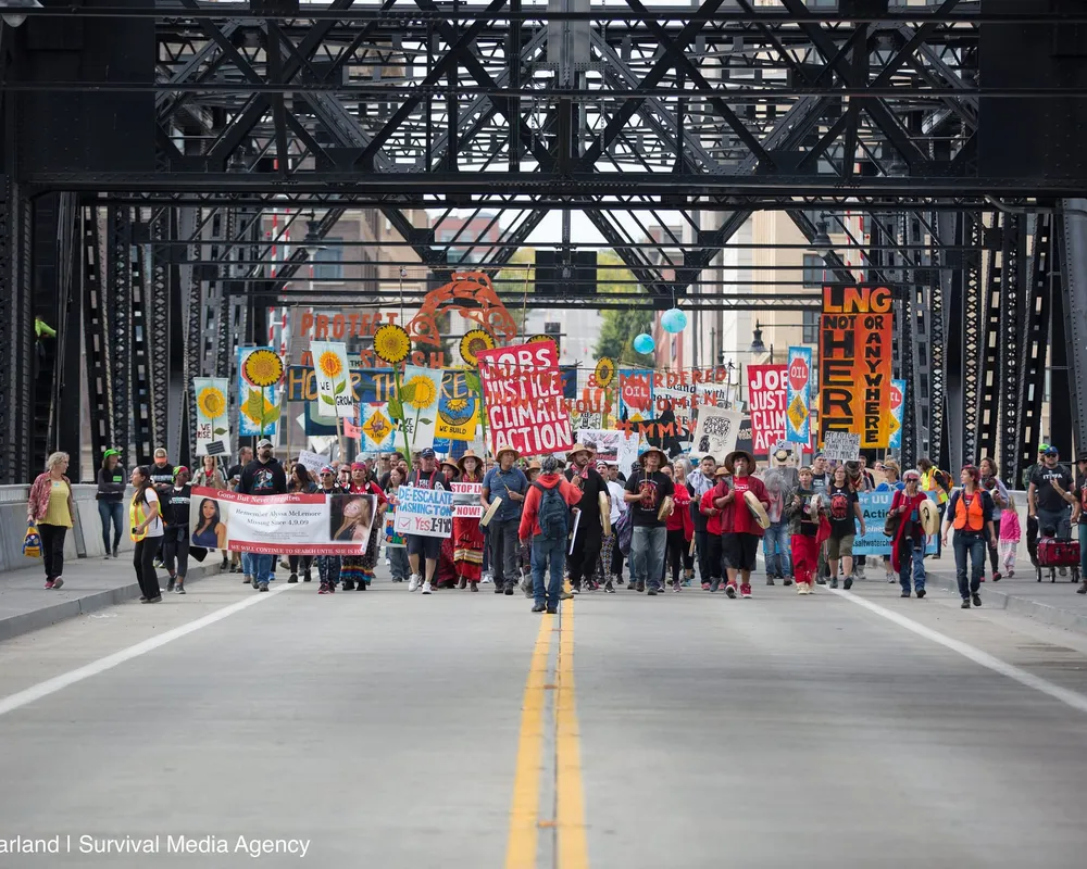 Rise for Climate march, Tacoma, WA