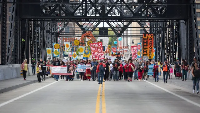 Rise for Climate march, Tacoma, WA