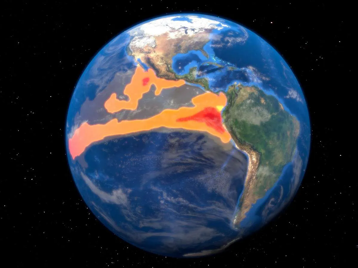 Le phénomène El Niño se développe à la suite du réchauffement des eaux de surface du Pacifique. (Getty Images)