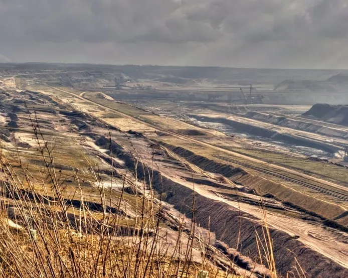 Brown coal surface mine of Garzweiler, Germany (credit: Bert Kaufmann)