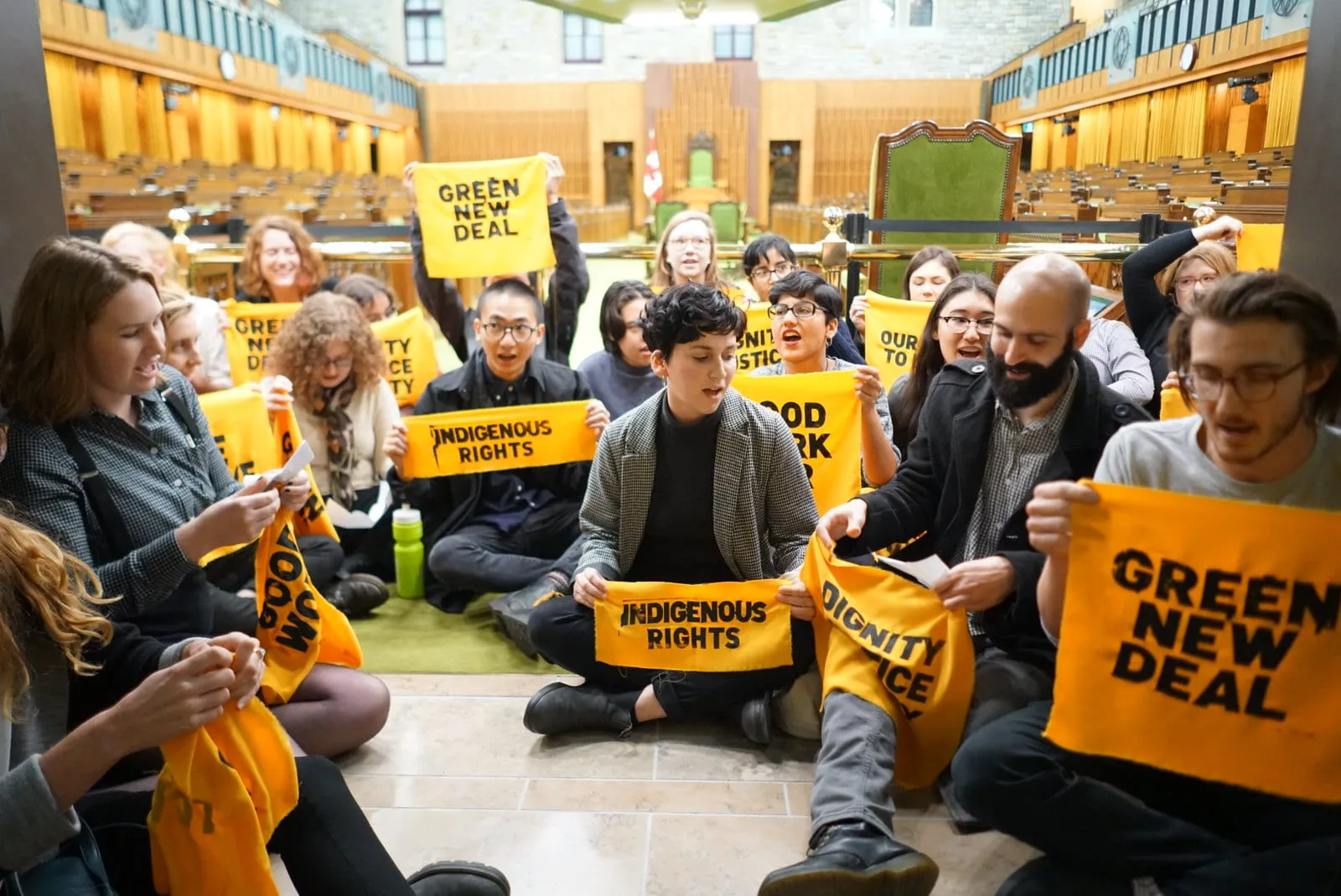 Canadian Parliament Sit-In