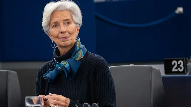 Picture of Christine Lagarde, head of the European Central Bank