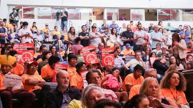 Fotos das manifestações