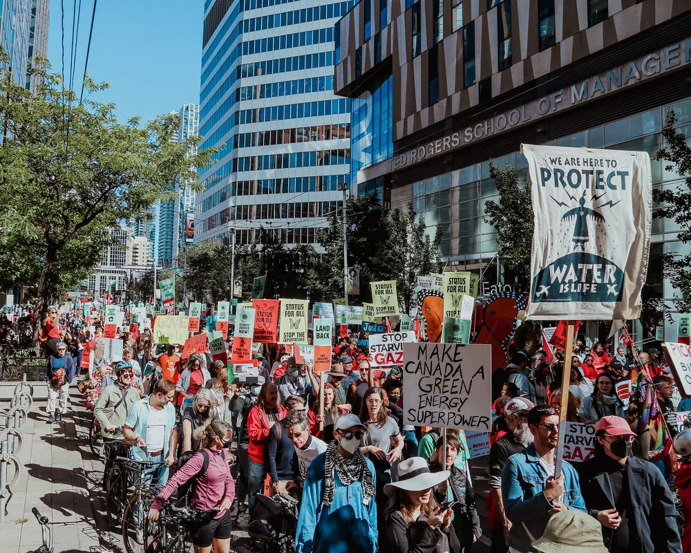 Draw the Line March in Toronto
