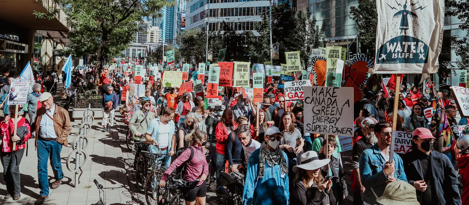 Draw the Line March in Toronto