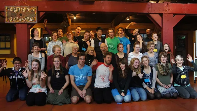 Workshop participants with Dr Hansen & co.