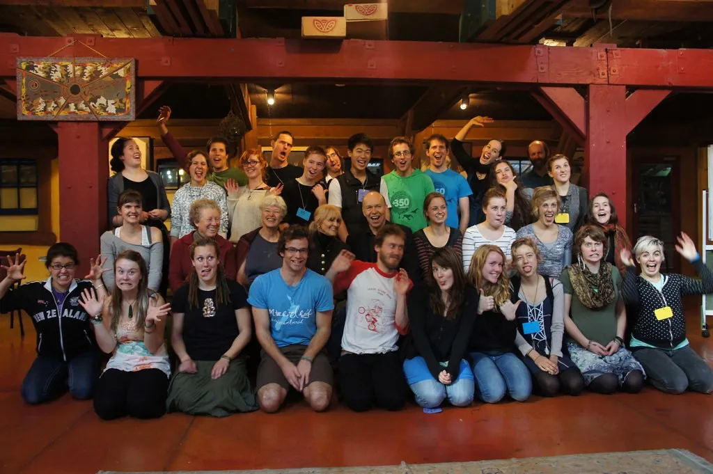 Workshop participants with Dr Hansen & co.