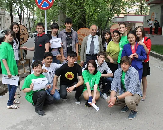 Volunteers in Dushanbe, Tajikistan