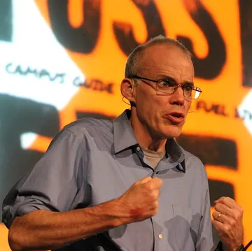 Bill McKibben Giving a Speech