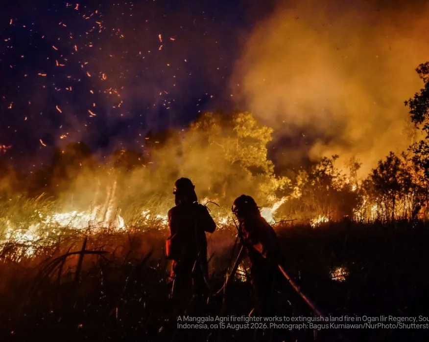 Indonesia forest fire photos