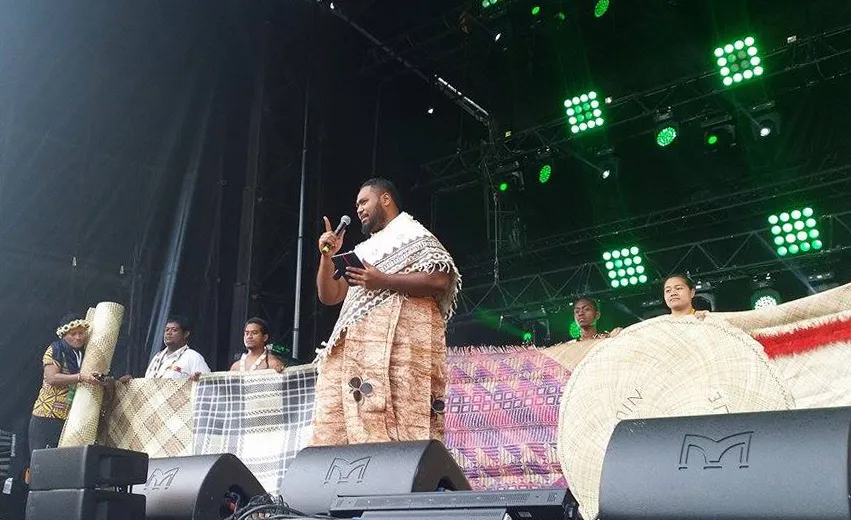 Pacific Climate Warriors share their story in Paris, France.