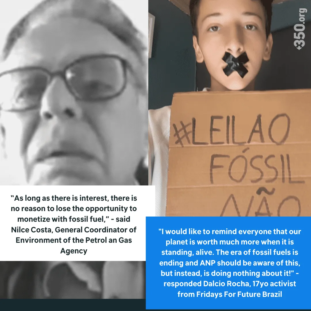 Debate between Oil and Gas representative and Fridays for futures activist