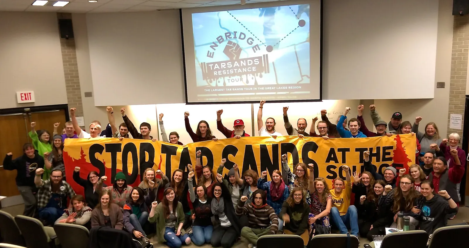 Enbridge Tar Sands Resistance Tour in Stevens Point, WI.