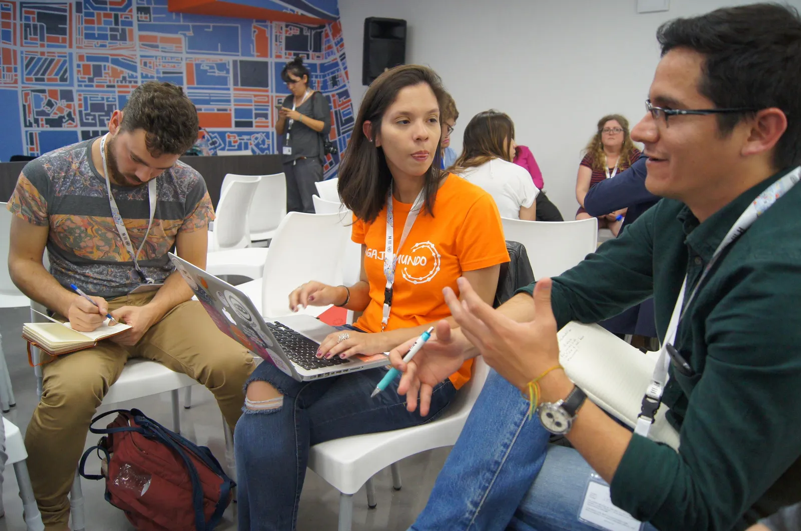 Young activists exchanged learnings during a side event on strengthening urban movements.