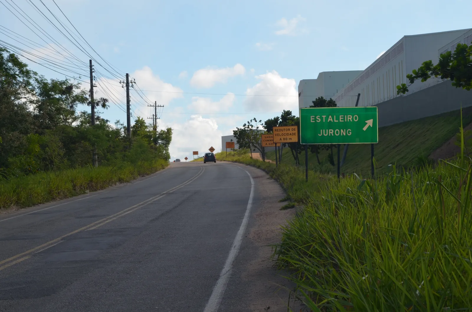 Estaleiro de Jurong, Aracruz, Espírito Santo. - Foto: Paulo S. Lima