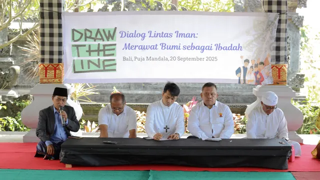 Draw the Line Bali Puja Mandala