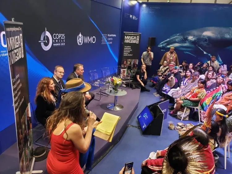 Indígenas entregam carta climática na COP 25 - 10/12/2019