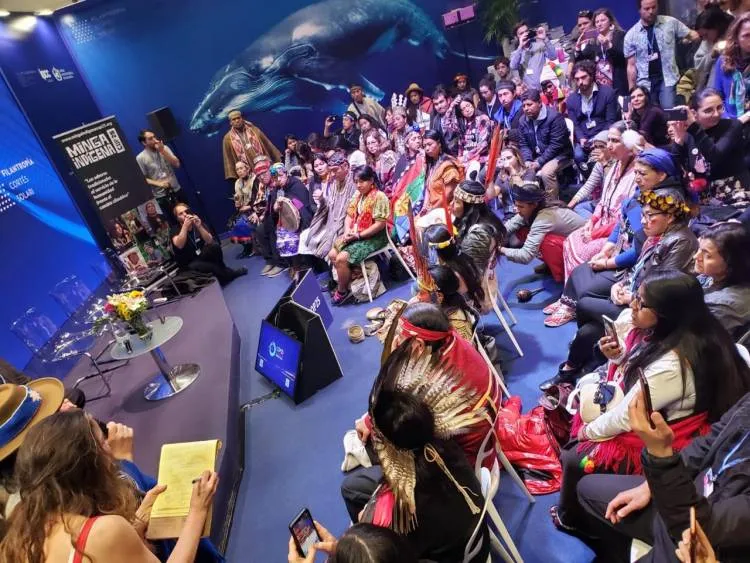 Entrega da carta indígena climática - COP25 - 10/12/2019