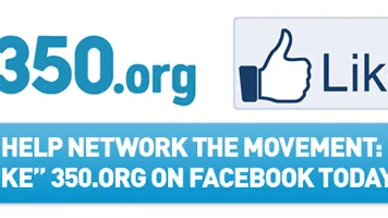 Like 350.org on Facebook