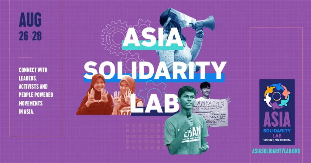 Asia Solidarity Lab invitation poster
