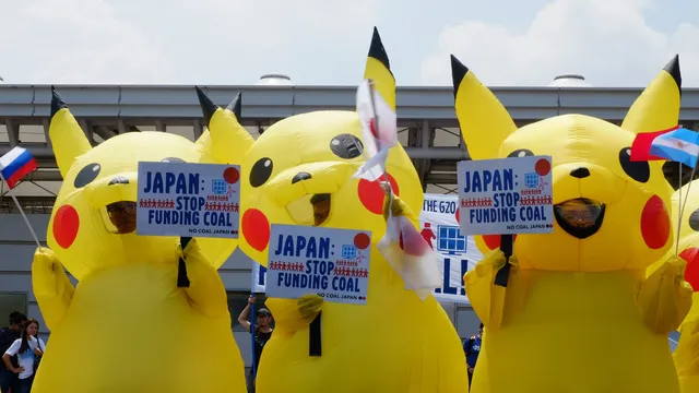 Pikachu Action at the Japan Embassy - AC Dimamatac