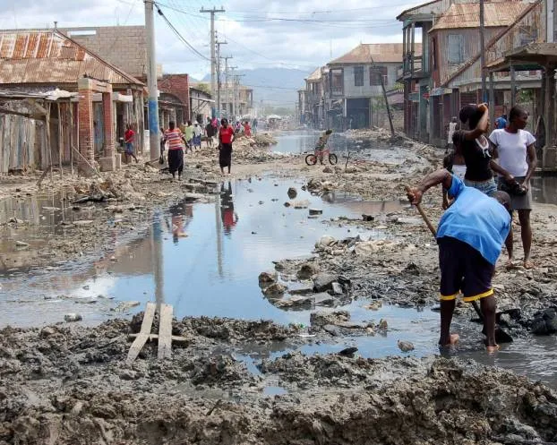 Efeito eventos extremos - mudanças climáticas no Haiti