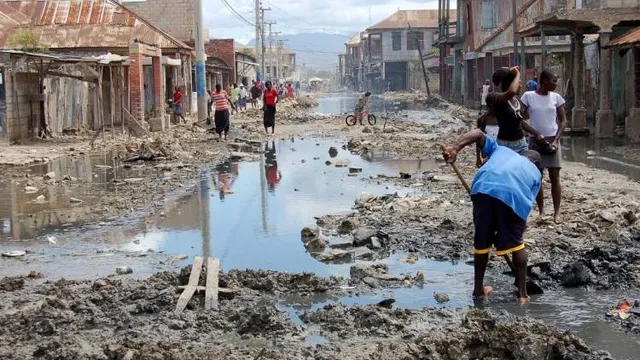 Efeito eventos extremos - mudanças climáticas no Haiti