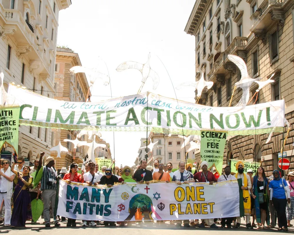 Multi-faith encyclical celebration march, Rome June 2015