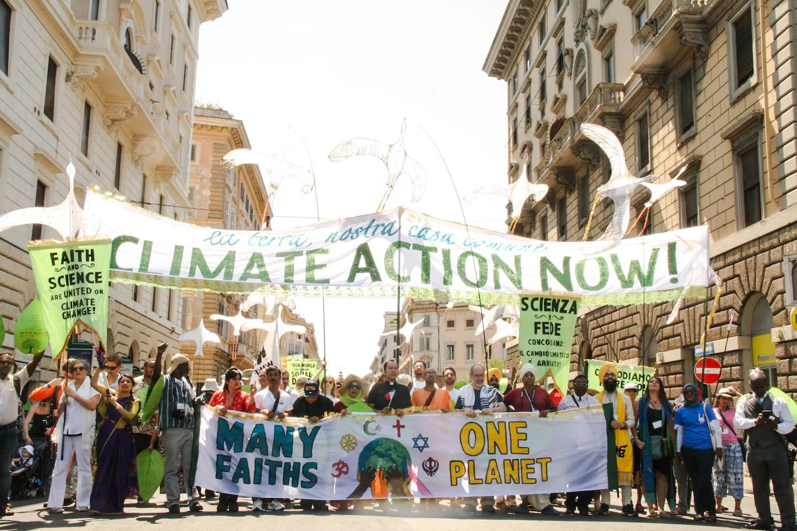 Multi-faith encyclical celebration march, Rome June 2015