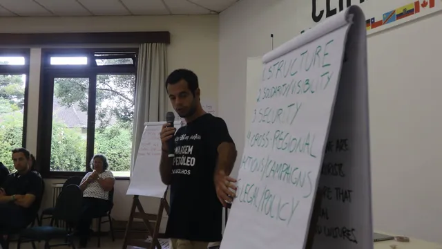 Ilan Zugman no encontro Climate Defenders