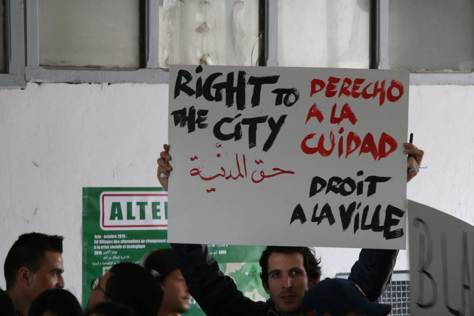 World Social Forum 2015 taking place in Tunis, Tunisia. Photo credit: Hoda Baraka 