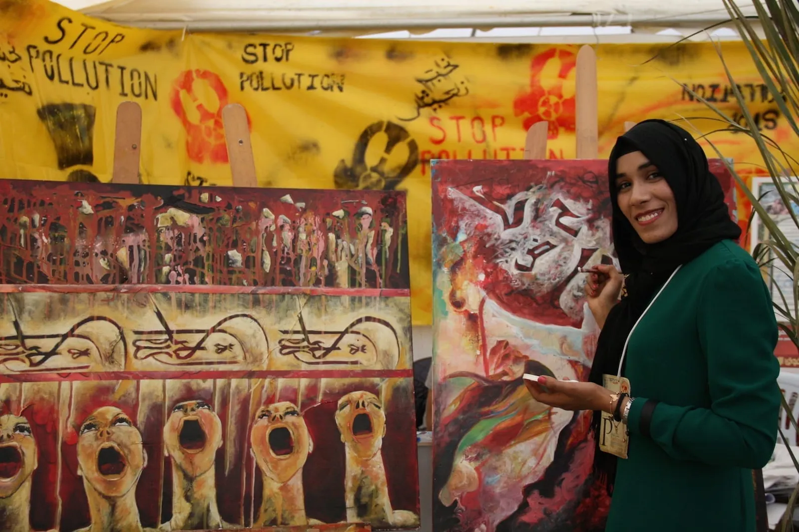 World Social Forum 2015 taking place in Tunis, Tunisia. Photo credit: Hoda Baraka 