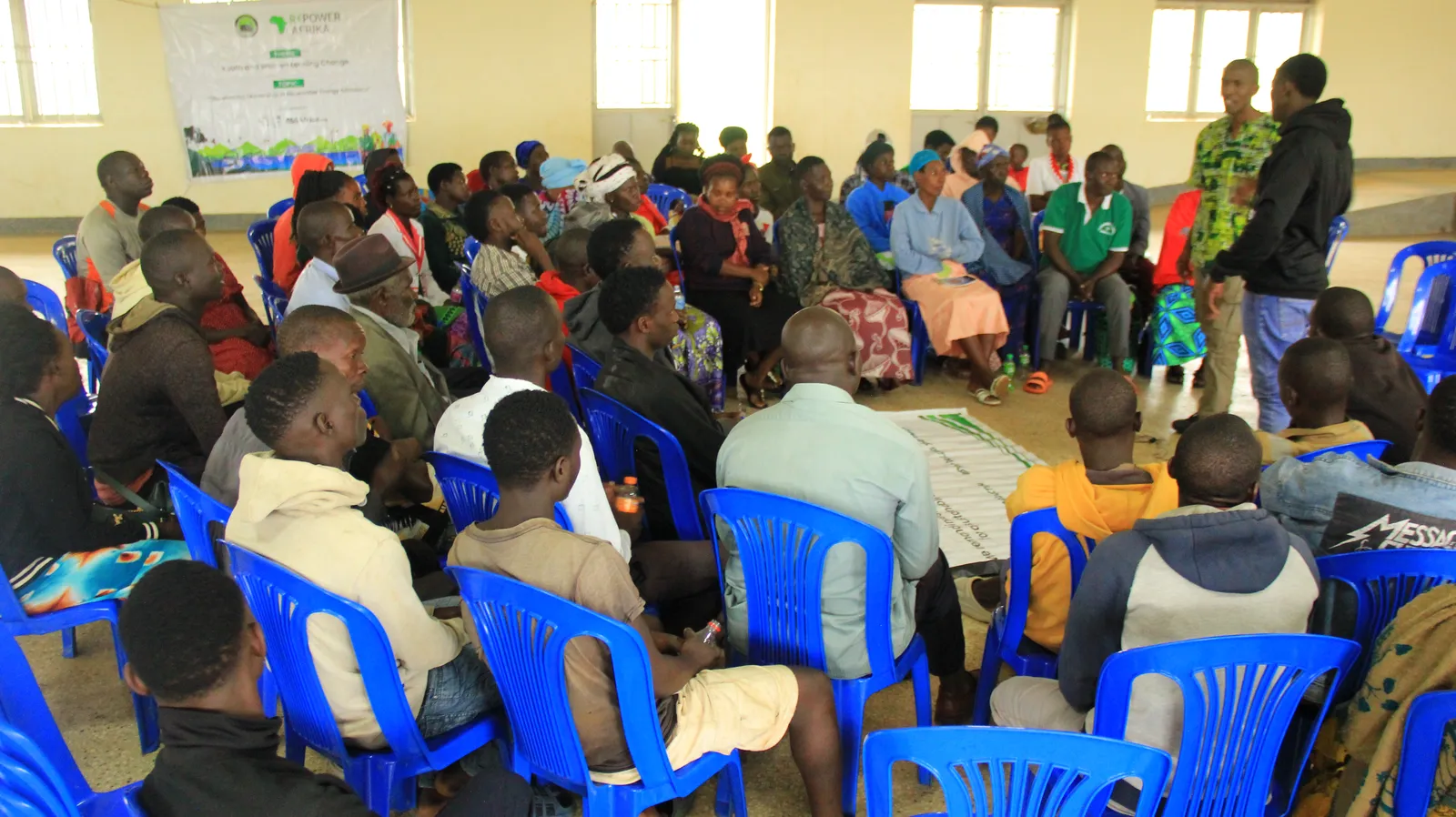 Dialogue session with the community members,photo credit: Chris Opio