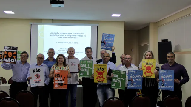 Vereadores do MS aderem a campanha não fracking