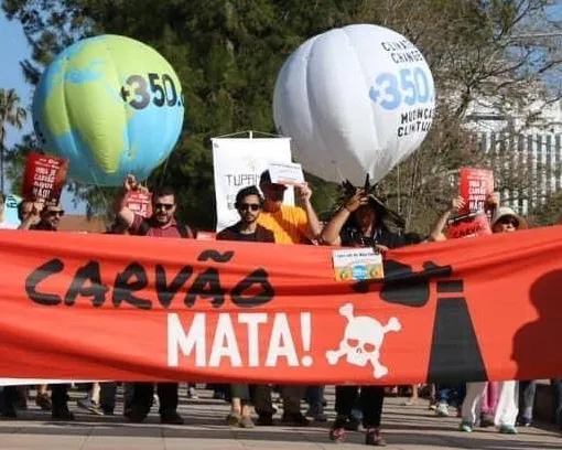 mobilization against coal in Brazil